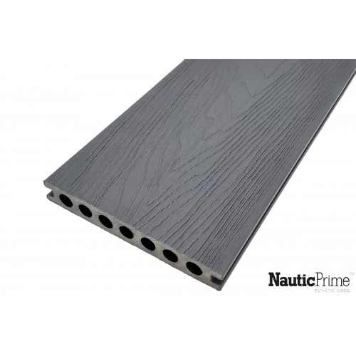 Террасная доска NauticPrime Co-Extrusion (шовная) 148*22*4000мм, серый